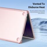 MacBook Neo Armor Pattern cover hoes - Roze