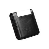 Samsung Galaxy Z Flip 8 leren Flipcase hoesje - Zwart