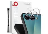NORTHJO (2 stuks) Samsung Galaxy Z Flip 8 Full cover camera glas - Lens tempered glass - Transparant