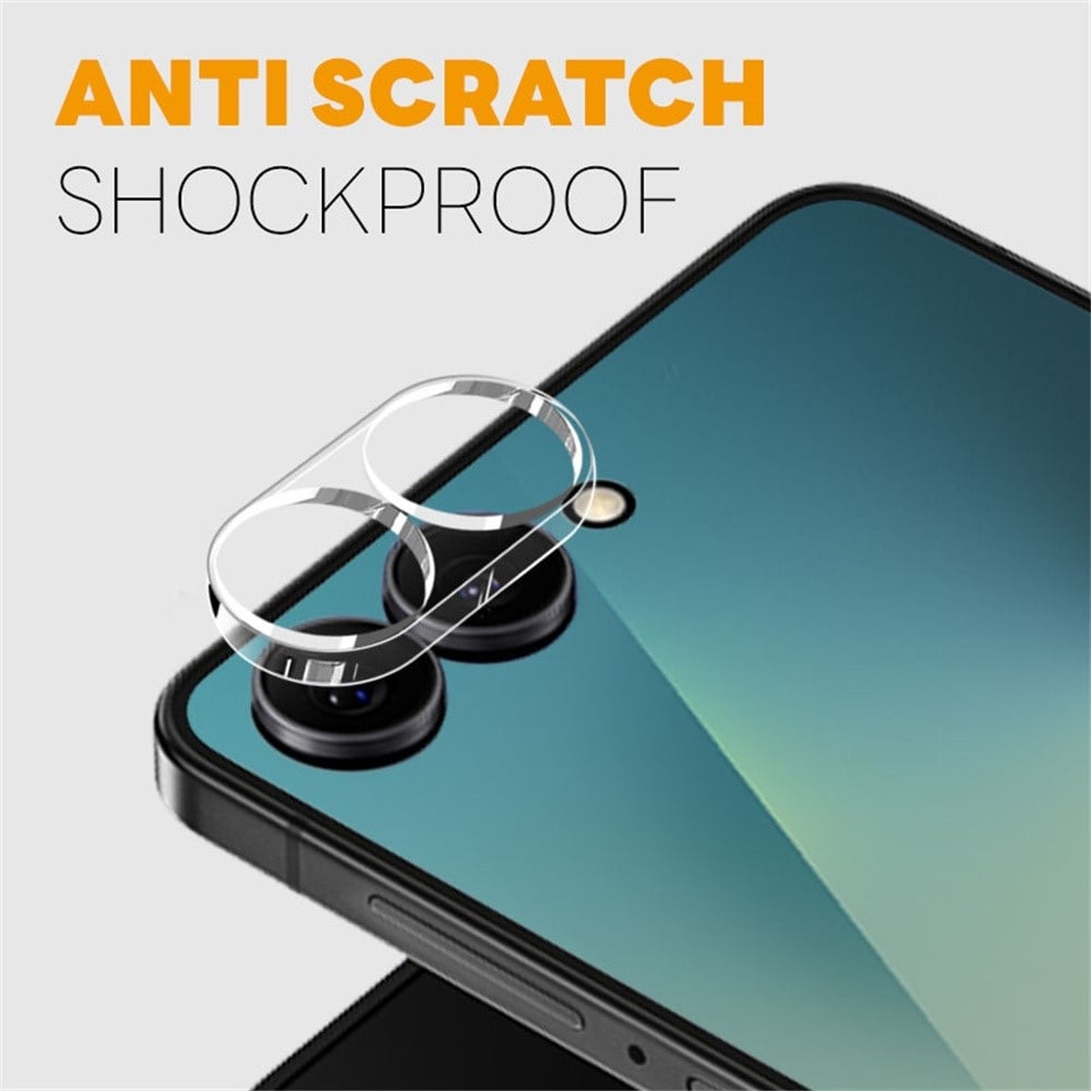 Samsung Galaxy Z Flip 8 Full cover camera lens protector – Tempered glass (2 stuks) – Transparant