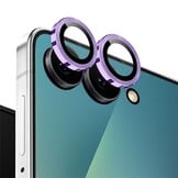 Samsung Galaxy Z Flip 8 camera lens protector – Metalen Ringen – Paars