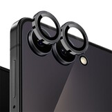 Samsung Galaxy Z Flip 8 camera lens protector – Metalen Ringen – Zwart