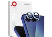 NORTHJO Samsung Galaxy Z Flip 8 camera Lens protector - Metalen ringen - Blauw