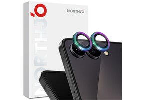 NORTHJO Samsung Galaxy Z Flip 8 camera Lens protector - Metalen ringen - Multi color