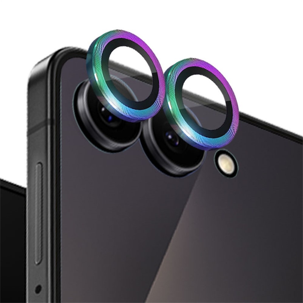 Samsung Galaxy Z Flip 8 camera lens protector – Metalen Ringen – Multi color