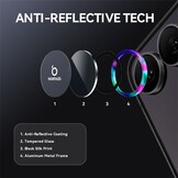 Samsung Galaxy Z Flip 8 camera lens protector – Metalen Ringen – Multi color