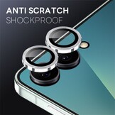 Samsung Galaxy Z Flip 8 camera lens protector – Metalen Ringen – Zilver