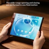 Samsung Galaxy Z Fold 8 leren bookcase hoesje - Zwart