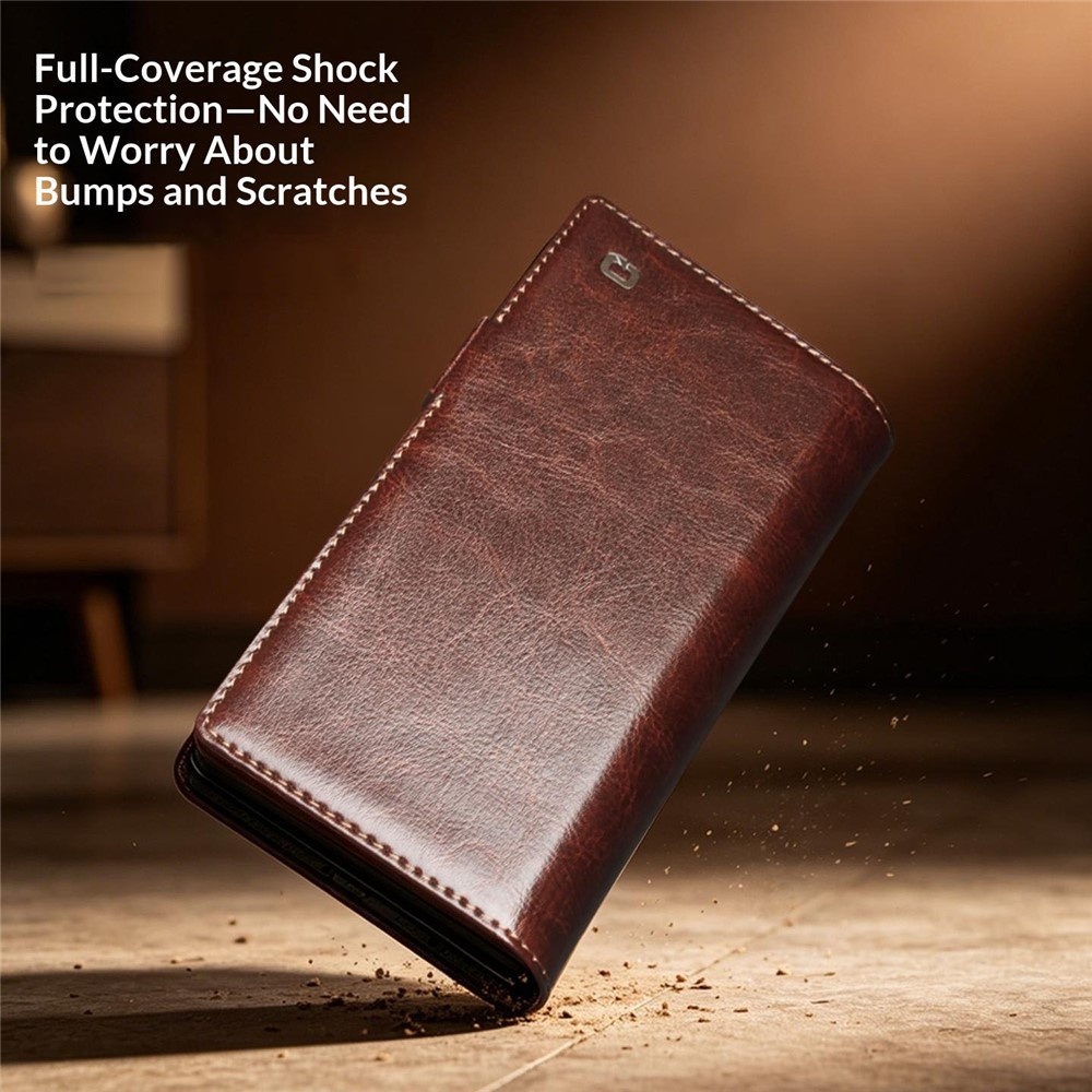 Samsung Galaxy Z Fold 8 Ultra leren bookcase hoesje - Zwart