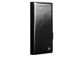 Qialino Samsung Galaxy Z Fold 8 Ultra hoesje - Leren bookcase - Zwart