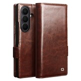 Samsung Galaxy Z Fold 8 Ultra leren bookcase hoesje - Donkerbruin