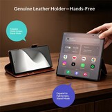 Samsung Galaxy Z Fold 8 Ultra leren bookcase hoesje - Donkerbruin