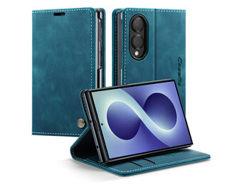 Caseme Samsung Galaxy Z Fold 8 bookcase stand hoes - Blauw