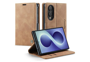 Caseme Samsung Galaxy Z Fold 8 bookcase stand hoes - Bruin