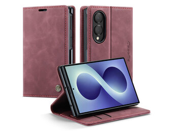 Caseme Samsung Galaxy Z Fold 8 bookcase stand hoes - Rood