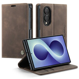 Samsung Galaxy Z Fold 8 bookcase stand hoes - Coffee