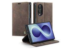 Caseme Samsung Galaxy Z Fold 8 bookcase stand hoes - Coffee