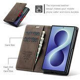 Samsung Galaxy Z Fold 8 bookcase stand hoes - Coffee