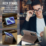 Samsung Galaxy Z Fold 8 bookcase stand hoes - Coffee