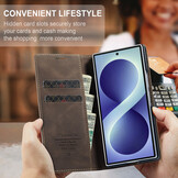 Samsung Galaxy Z Fold 8 Ultra bookcase stand hoes - Coffee