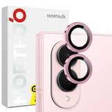 Samsung Galaxy Z Fold 8 camera lens protector – Metalen Ringen – Roze