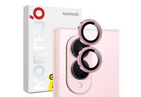 NORTHJO Samsung Galaxy Z Fold 8 camera Lens protector - Metalen ringen - Roze