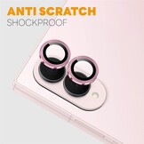 Samsung Galaxy Z Fold 8 camera lens protector – Metalen Ringen – Roze