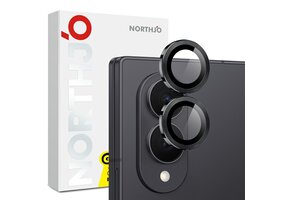NORTHJO Samsung Galaxy Z Fold 8 camera Lens protector - Metalen ringen - Zwart
