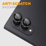 Samsung Galaxy Z Fold 8 camera lens protector – Metalen Ringen – Zwart