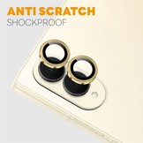 Samsung Galaxy Z Fold 8 camera lens protector – Metalen Ringen – Goud