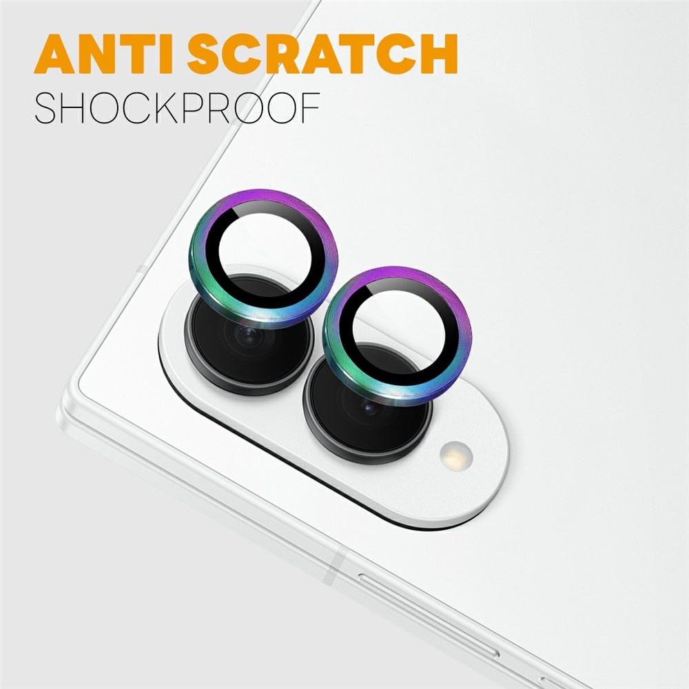 Samsung Galaxy Z Fold 8 camera lens protector – Metalen Ringen – Multi Color