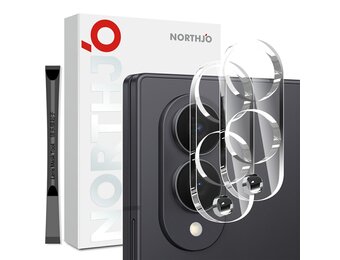 NORTHJO (2 stuks) Samsung Galaxy Z Fold 8 Full cover camera glas - Lens tempered glass - Transparant