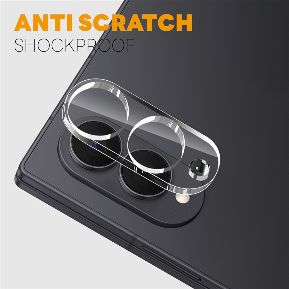 Samsung Galaxy Z Fold 8 Full cover camera lens protector – Tempered glass (2 stuks) – Transparant