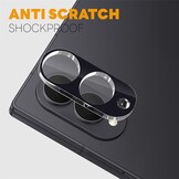 Samsung Galaxy Z Fold 8 Full cover camera lens protector – Tempered glass (2 stuks) – Zwart