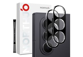 NORTHJO (2 stuks) Samsung Galaxy Z Fold 8 Ultra Full cover camera glas - Lens tempered glass - Zwart
