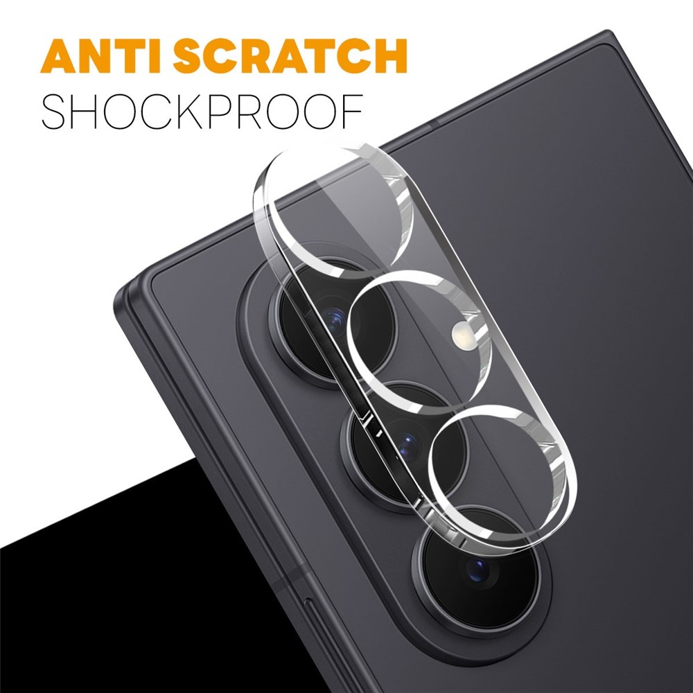 Samsung Galaxy Z Fold 8 Ultra Full cover camera lens protector – Tempered glass (2 stuks) – Transparant