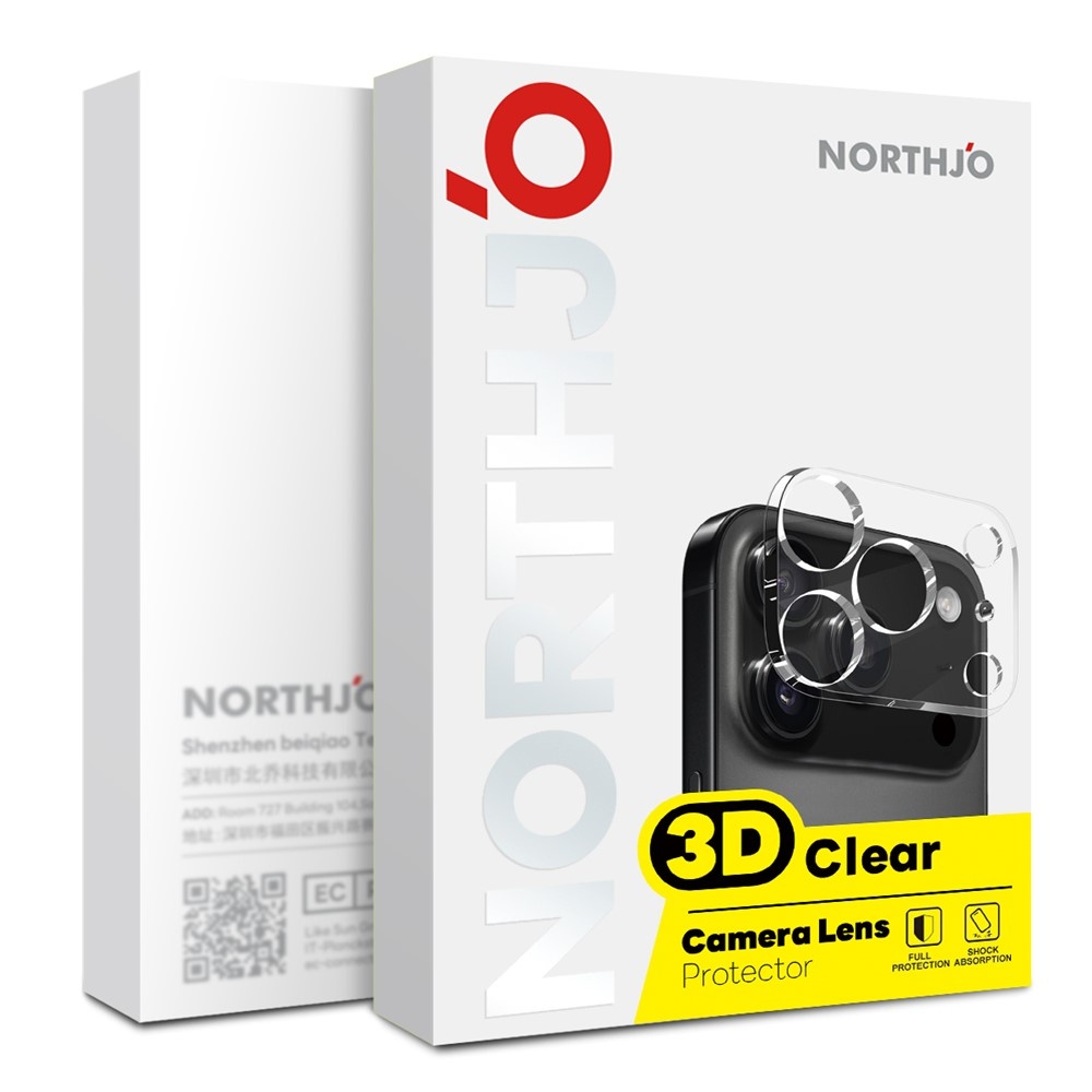 Samsung Galaxy Z Fold 8 Ultra Full cover camera lens protector – Tempered glass (2 stuks) – Transparant