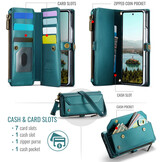 Samsung Galaxy Z Fold 8 Ultra hoesje portemonnee tasje - Petrol