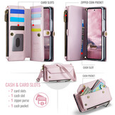 Samsung Galaxy Z Fold 8 Ultra hoesje portemonnee tasje - Lichtroze
