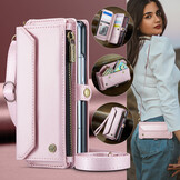 Samsung Galaxy Z Fold 8 Ultra hoesje portemonnee tasje - Lichtroze