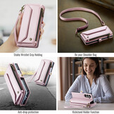 Samsung Galaxy Z Fold 8 Ultra hoesje portemonnee tasje - Lichtroze