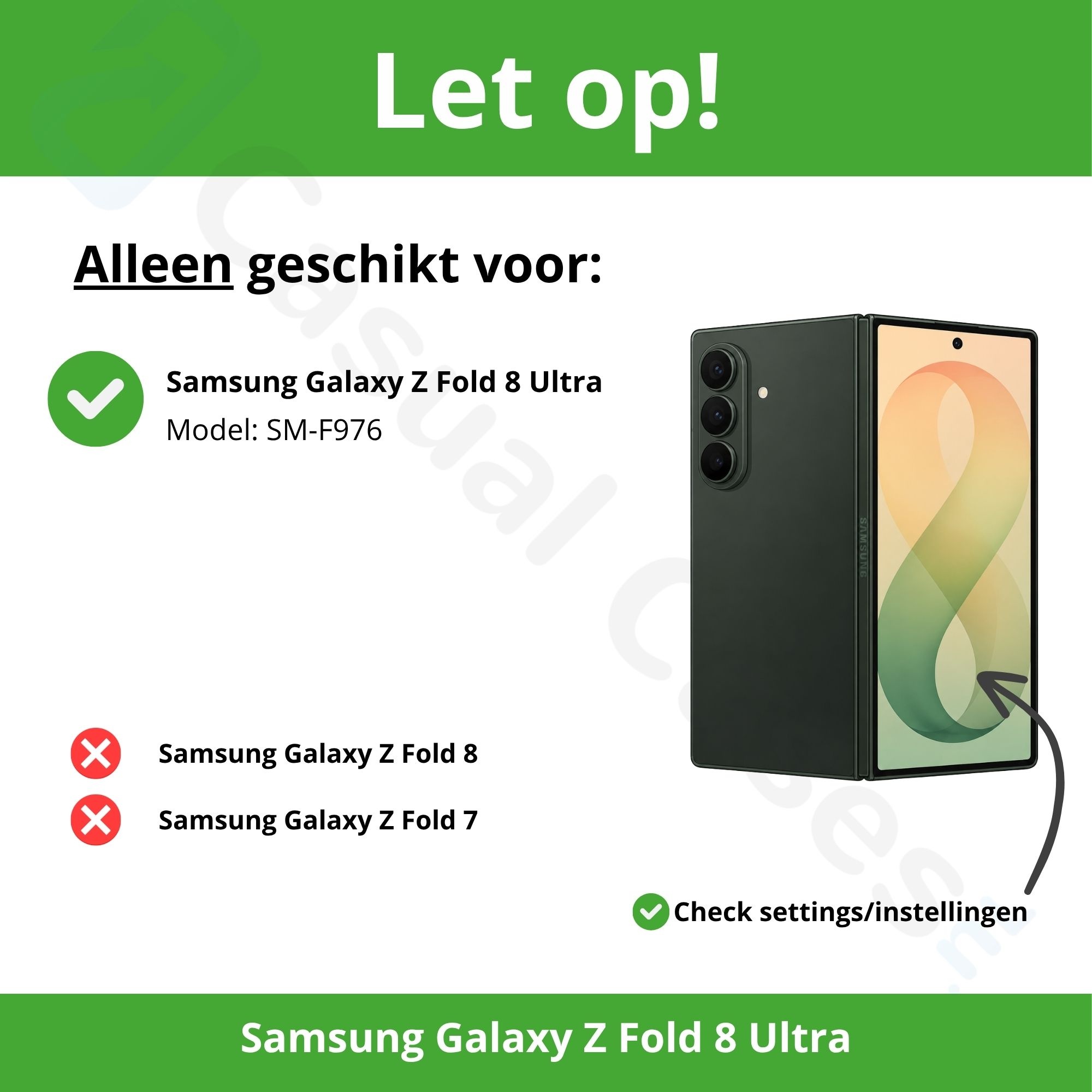 Samsung Galaxy Z Fold 8 Ultra hoesje portemonnee tasje - Rood