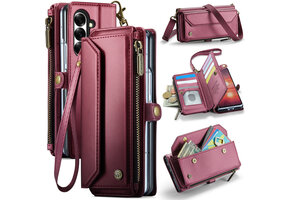 Caseme Samsung Galaxy Z Fold 8 Ultra hoesje - portemonnee tasje - Rood