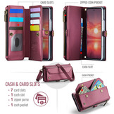Samsung Galaxy Z Fold 8 Ultra hoesje portemonnee tasje - Rood