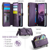 Samsung Galaxy Z Fold 8 Ultra hoesje portemonnee tasje - Paars