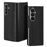 Samsung Galaxy Z Fold 8 Ultra PU Leren hoes Bookcase - Zwart