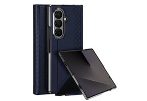 Dux Ducis Samsung Galaxy Z Fold 8 Ultra PU Leren hoes - bookcase - Donkerblauw