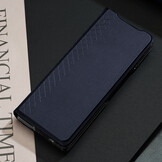 Samsung Galaxy Z Fold 8 Ultra PU Leren hoes Bookcase - Donkerblauw