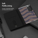 Samsung Galaxy Z Fold 8 PU Leren hoes Bookcase - Zwart