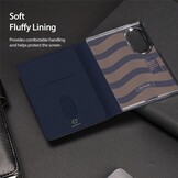 Samsung Galaxy Z Fold 8 PU Leren hoes Bookcase - Donkerblauw